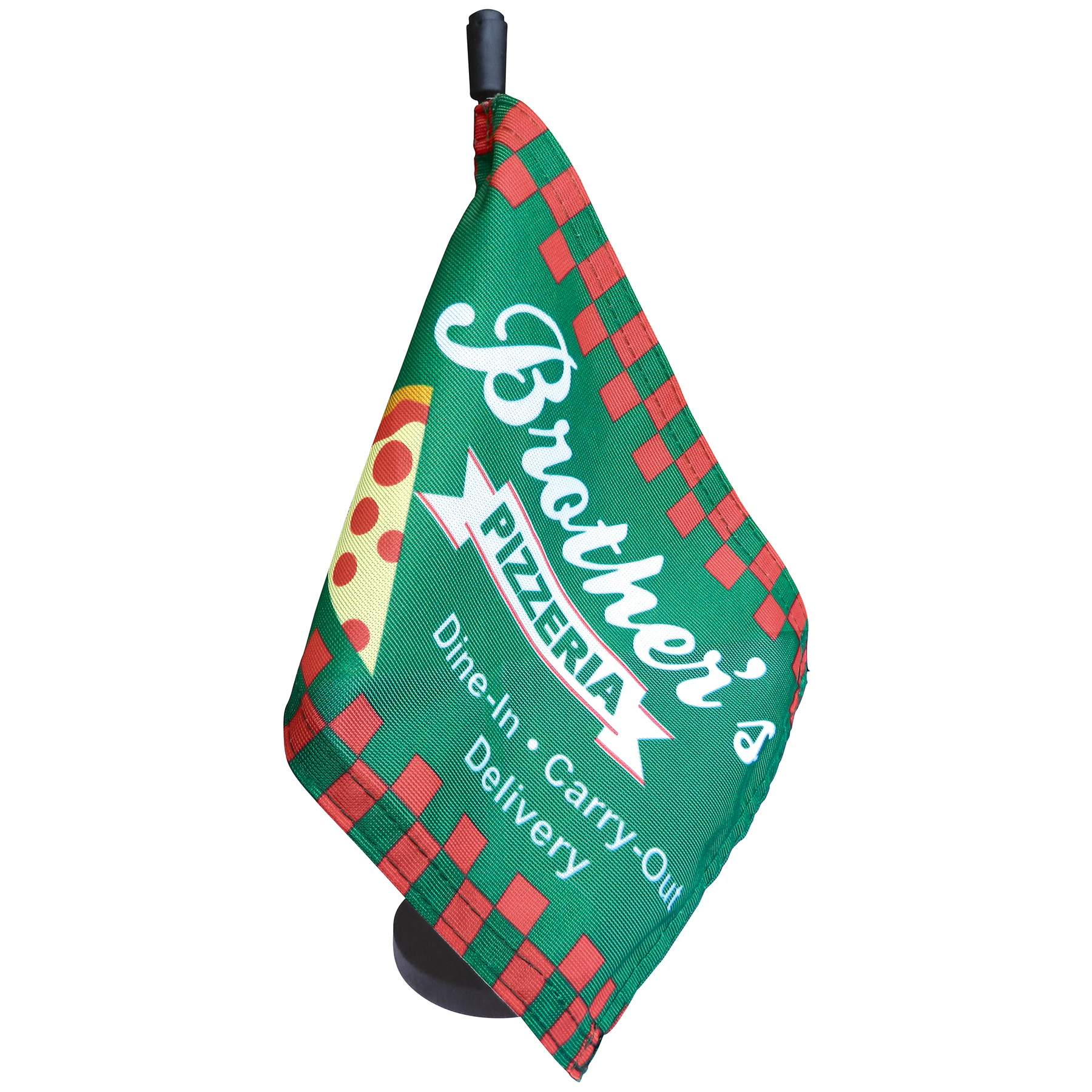 Custom Magnetic Car Flag Kit - Double Sided 8