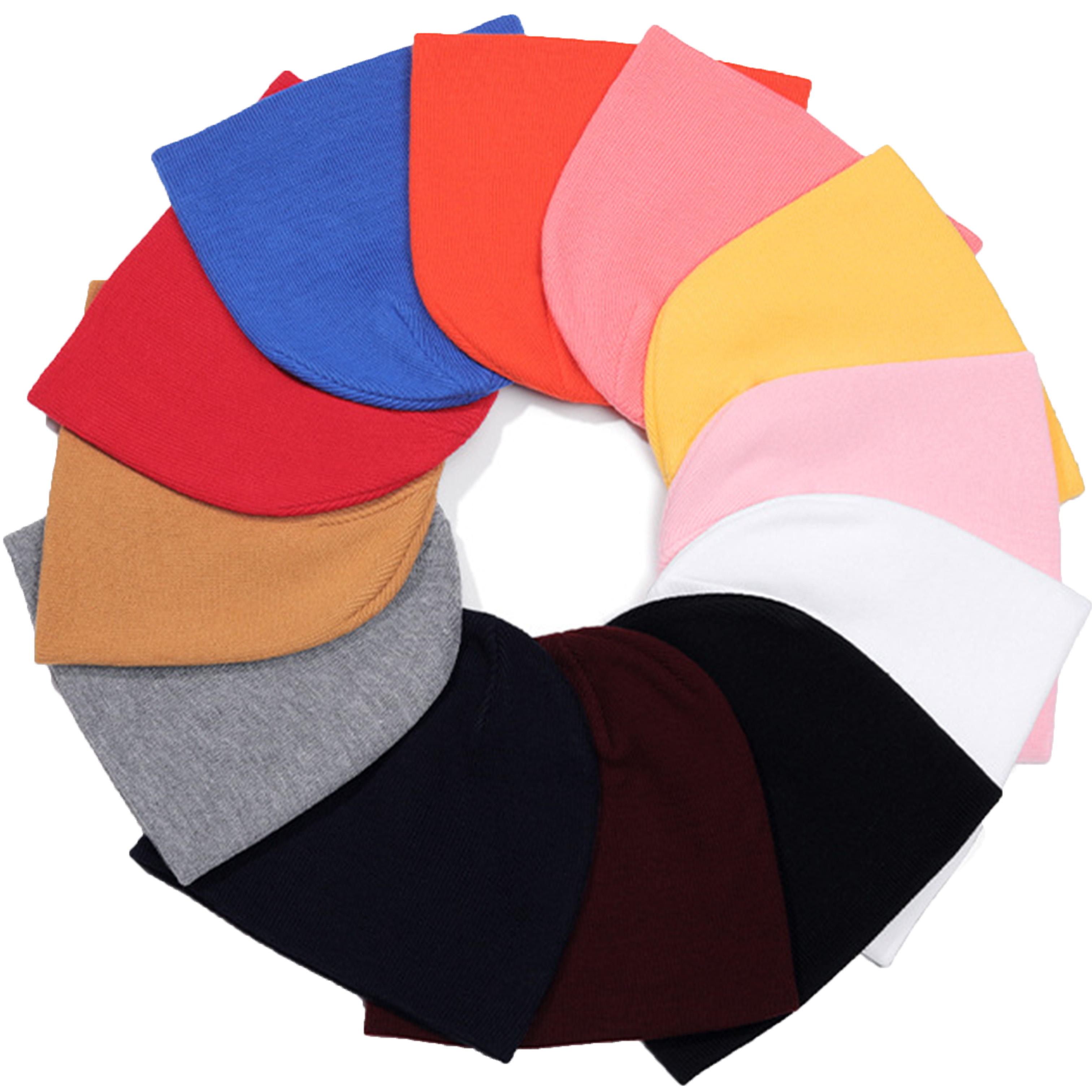 Multi Color Soft Warm Acrylic Knitted Beanie For Cold Weather 4