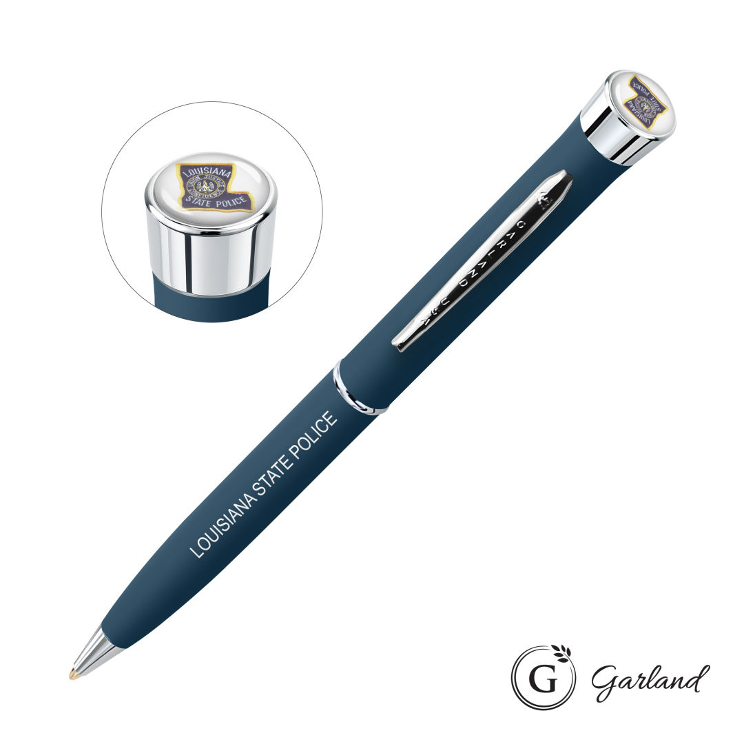 Garland® Freedom Custom Ballpoint Pen - Chrome Accent 3