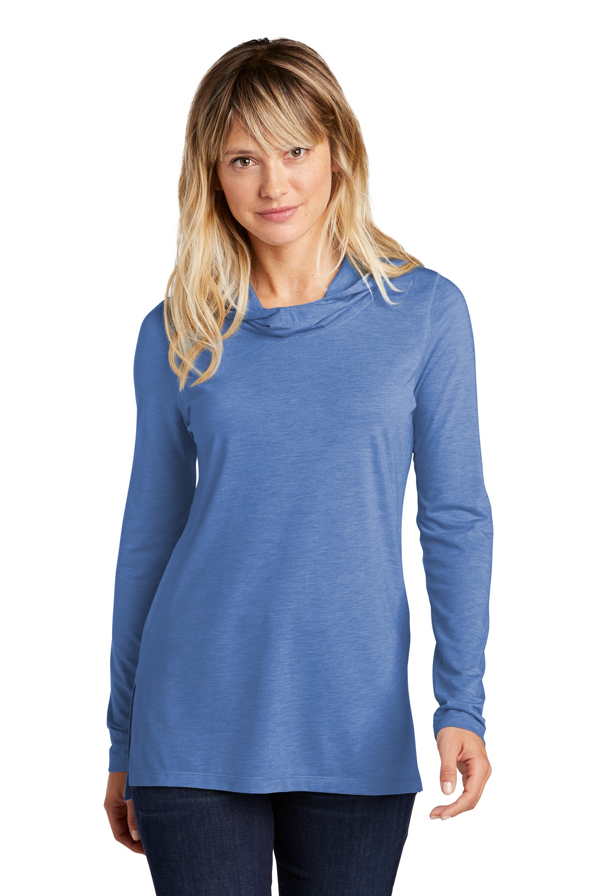 Sport-Tek Women's PosiCharge Tri-Blend Wicking Long Sleeve Hoodie LST406, custom hoodie or sweatshirt with logo imprint 32