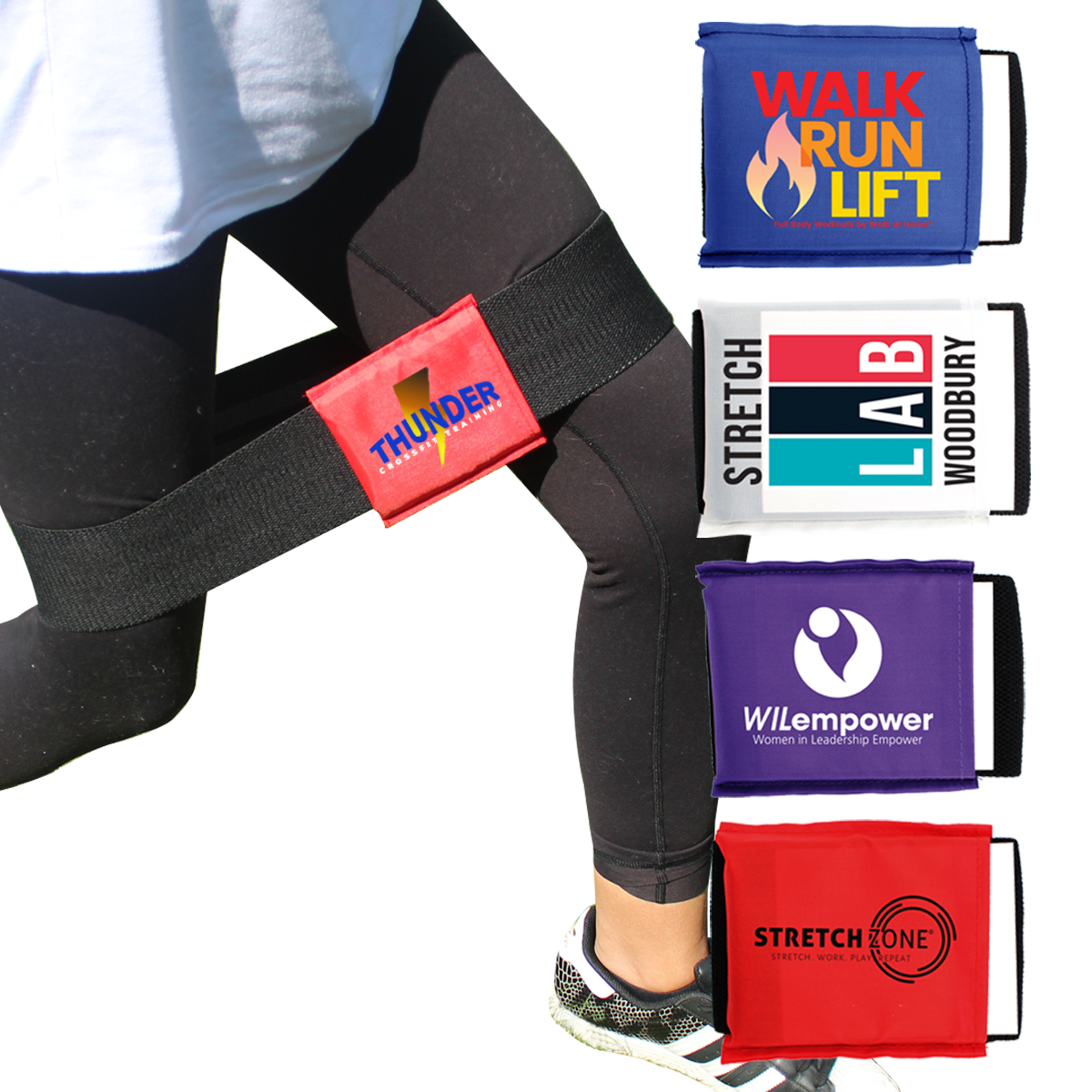 Fabric Exercise Band with Pouch 10