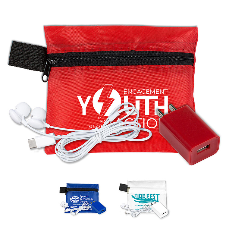 "Verona" Tech Travel Accessory Kit