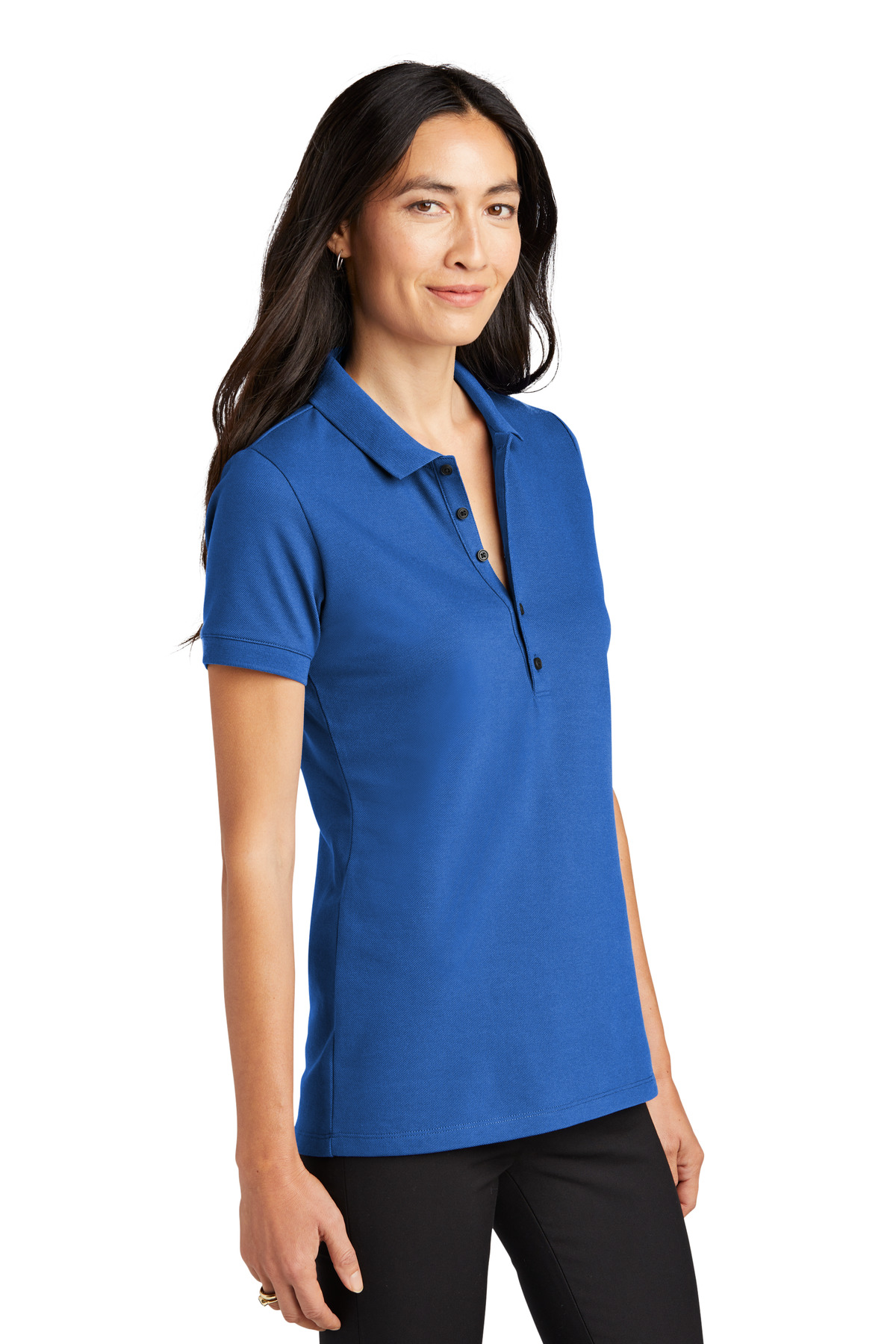 Mercer+Mettle Women's Stretch Heavyweight Pique Polo MM1001 8