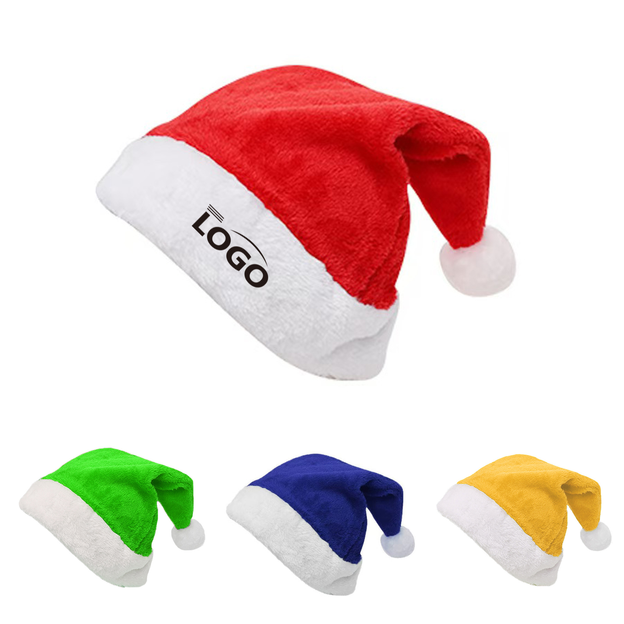 Nice Plush Christmas Santa Hats 2