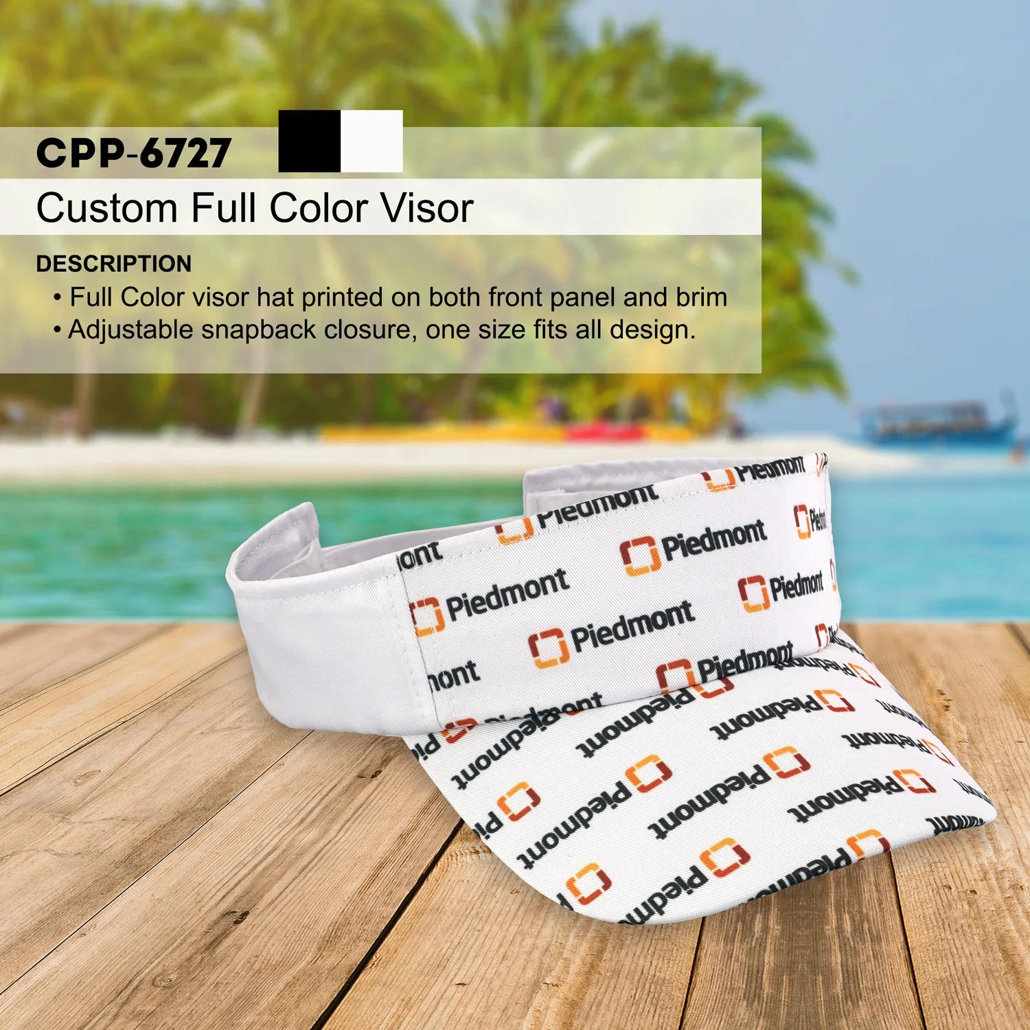 CUSTOM FULL COLOR VISOR 8