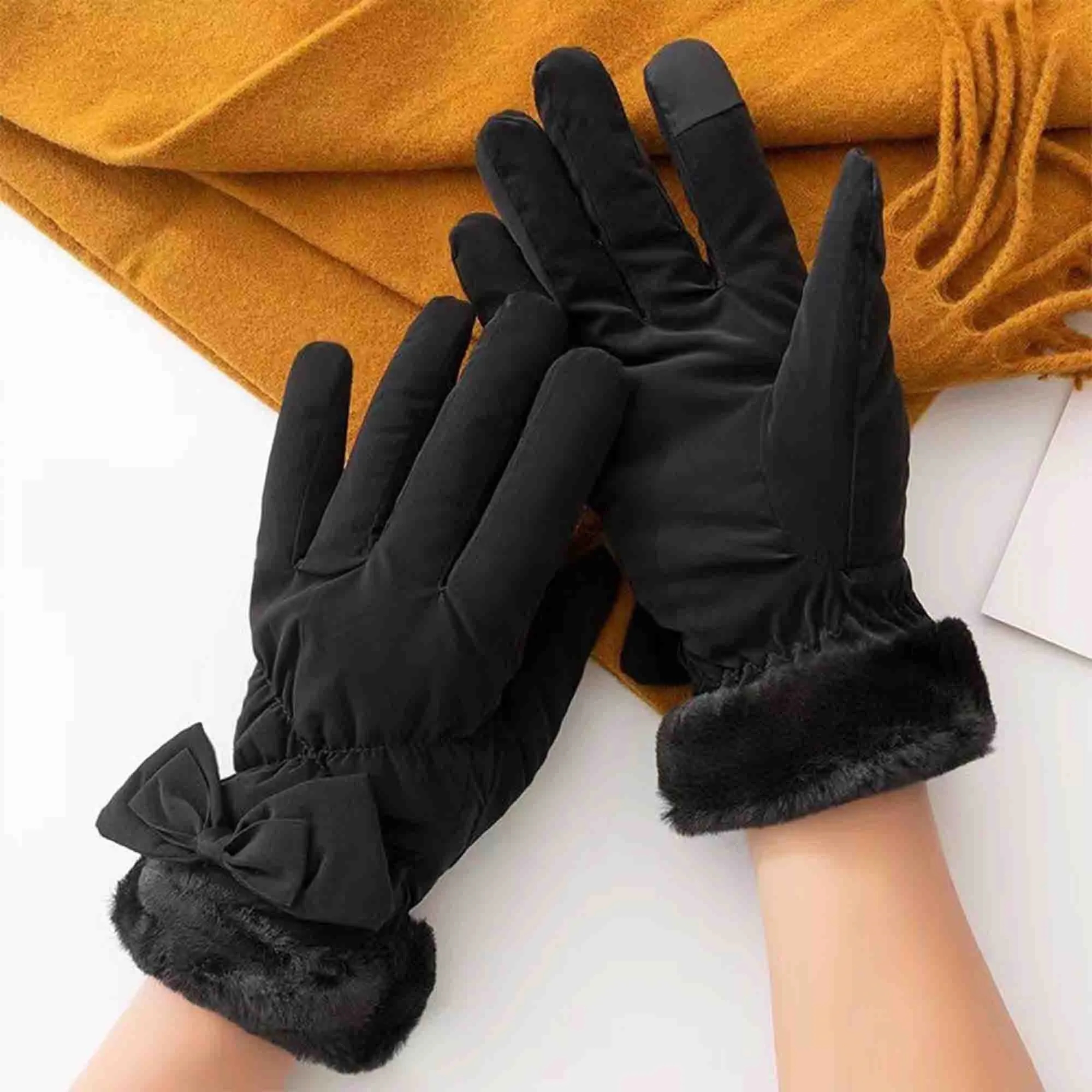 Warm Touchscreen Winter Glove Windproof Elastic 5