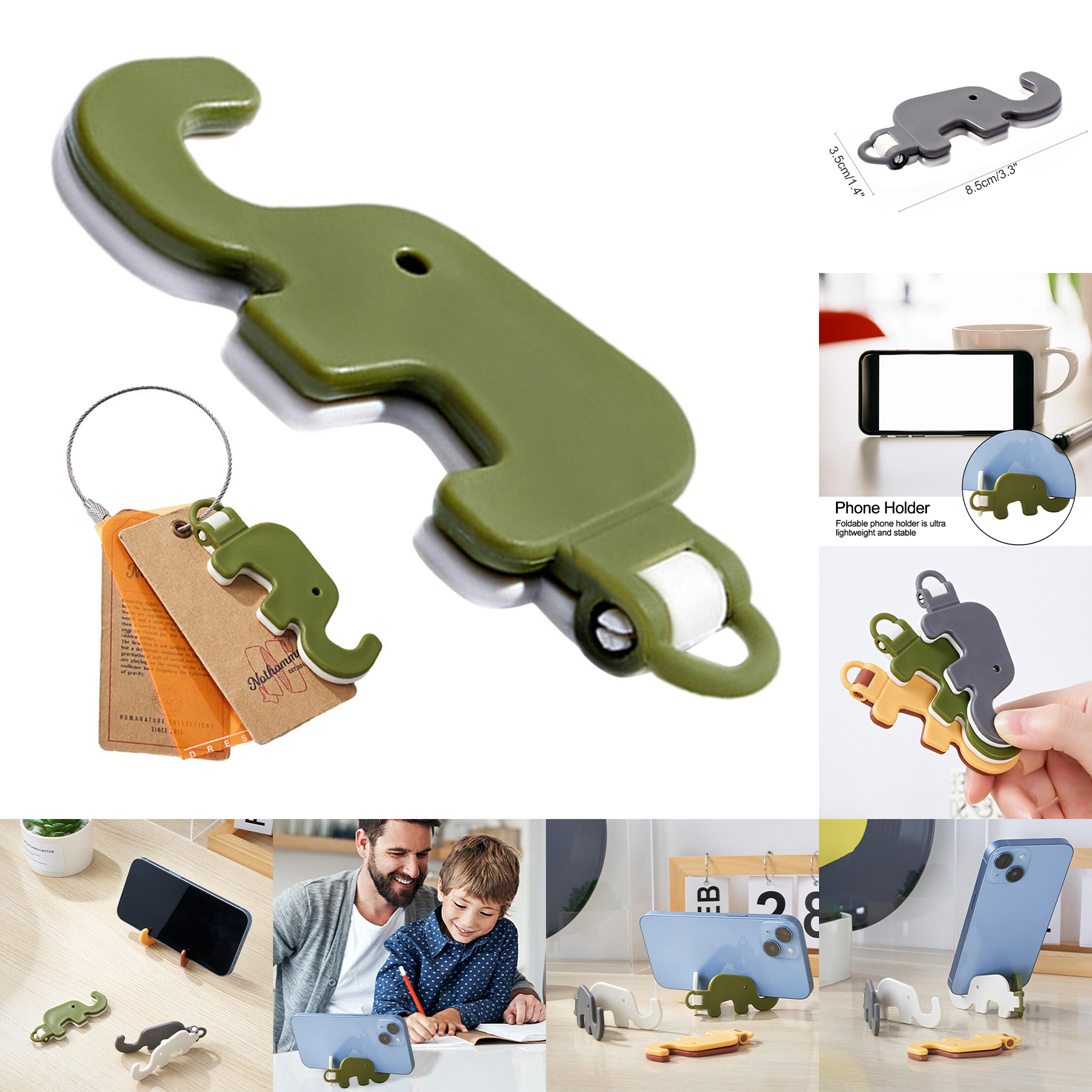 Cute Cartoon Elephant Phone Bracket