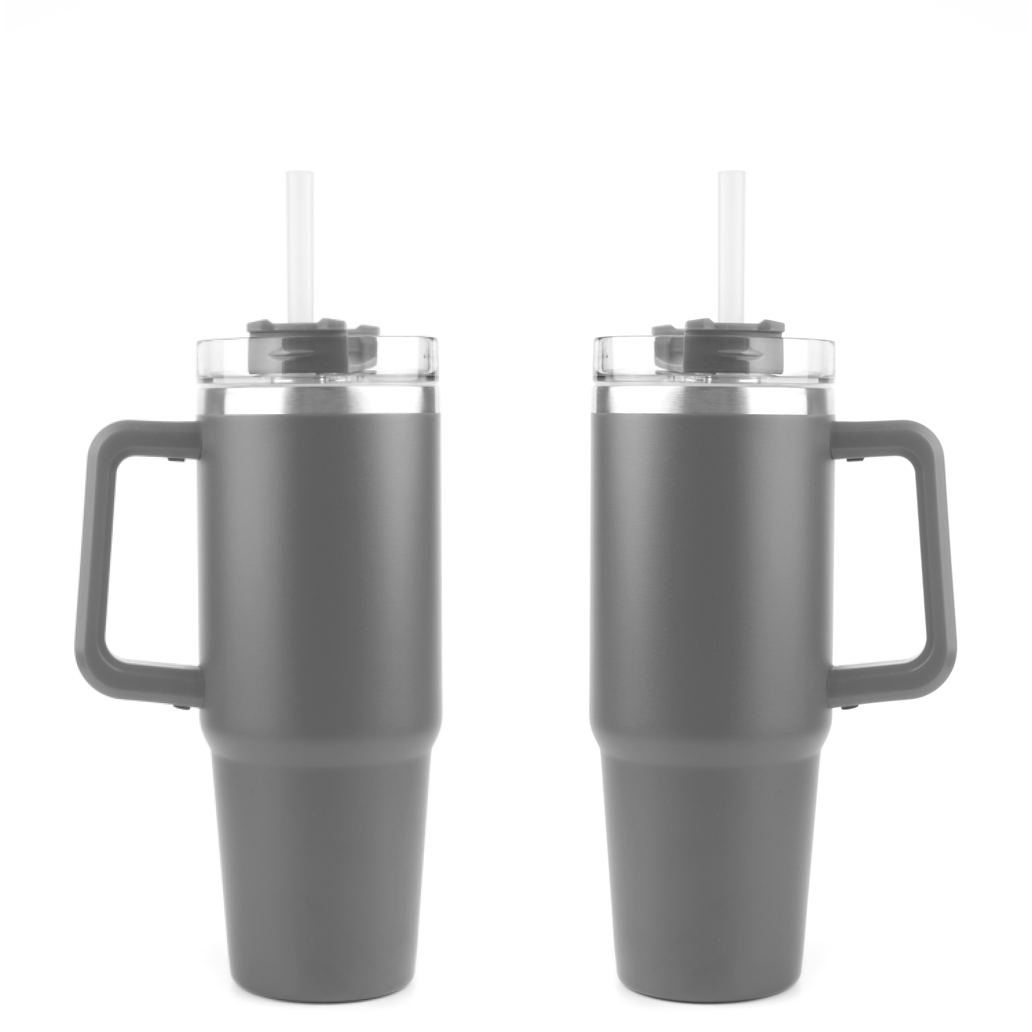 Stainless Steel Tumbler with Handle and Straw, 30 oz. 10