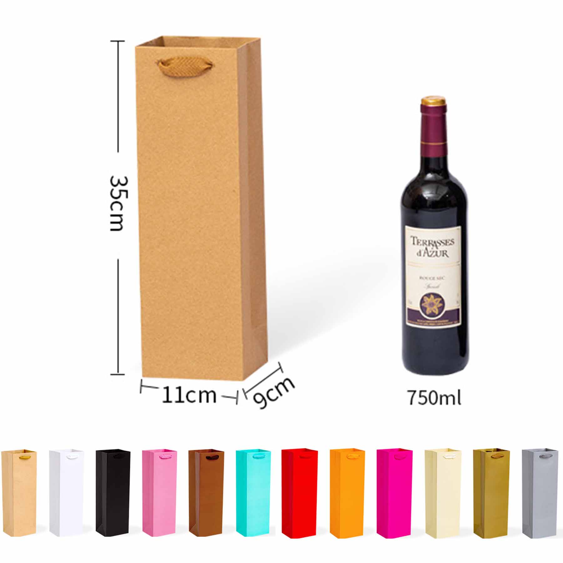 Single Wine Bottle Bag 2