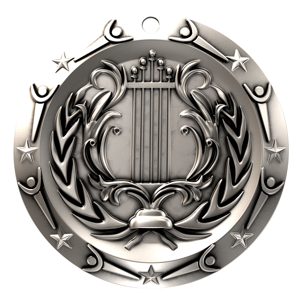 Music World Class Medallion (3") 9