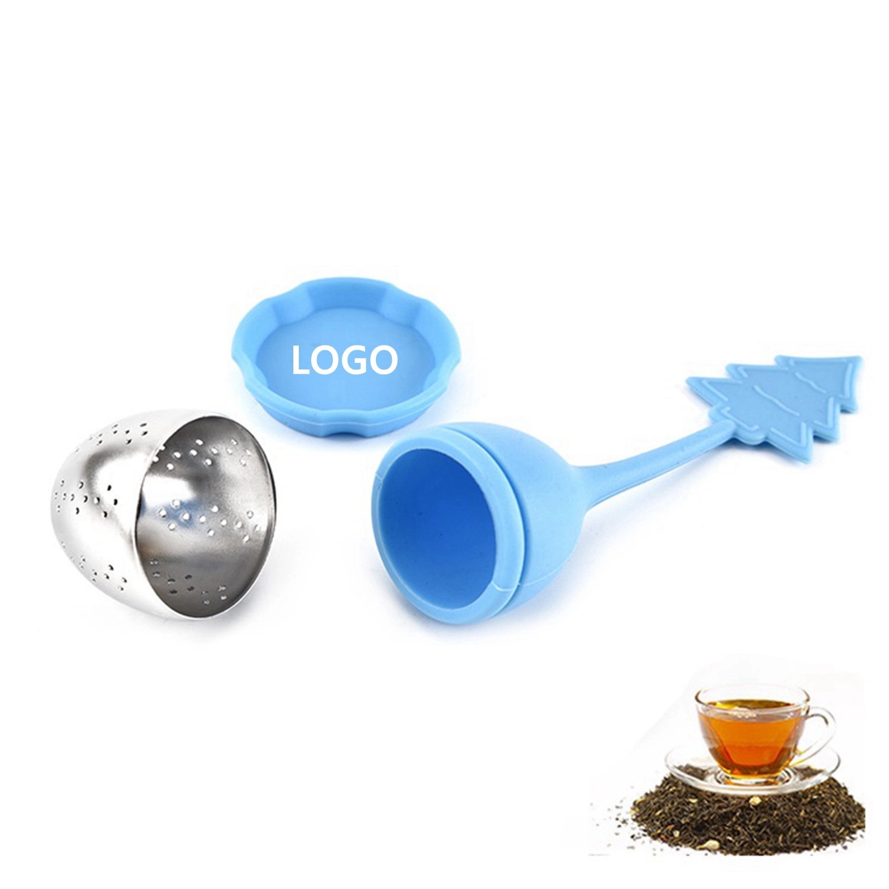 Christmas Trees Shape Silicone Tea Infuser 7