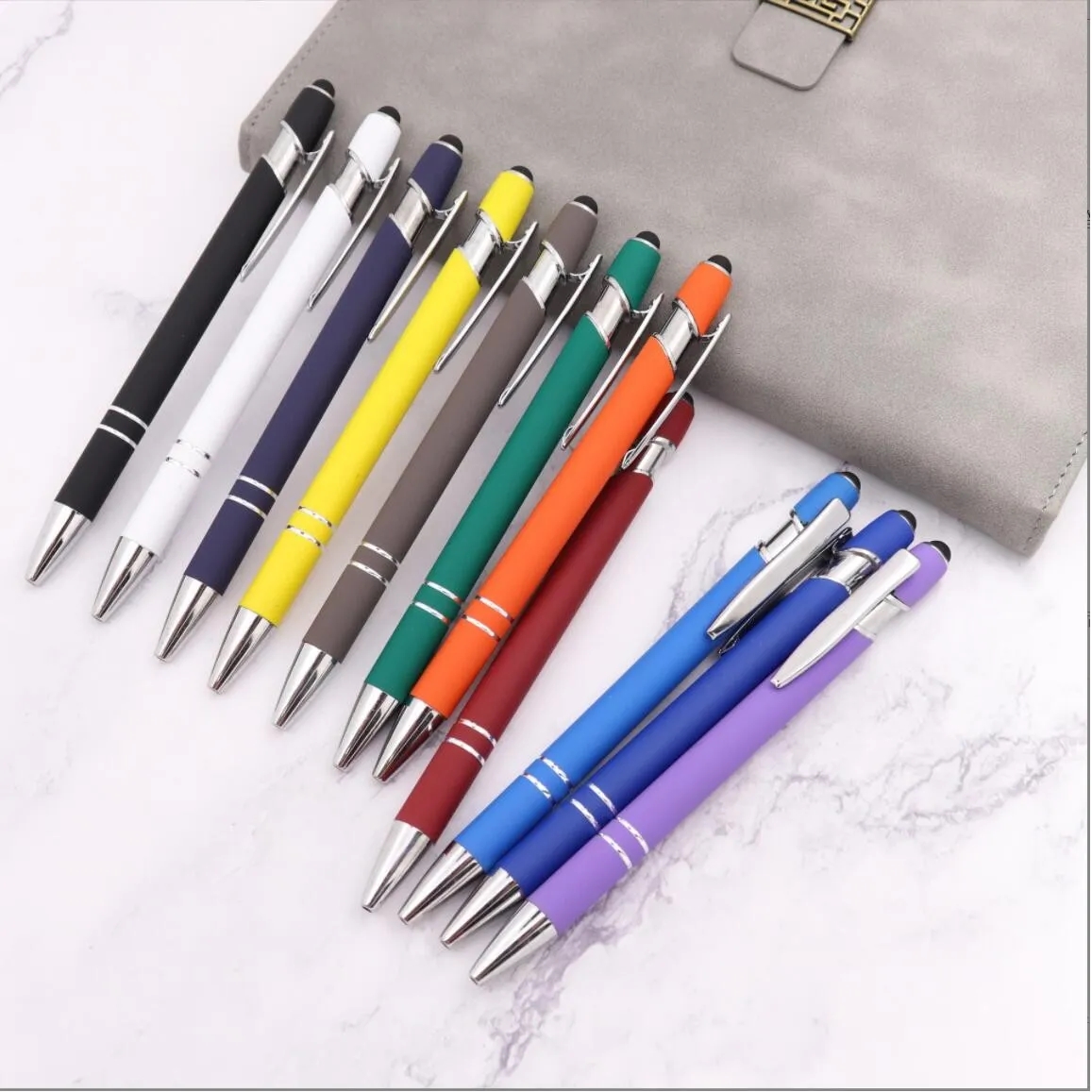 Pen With Soft Rubberized Grip 2