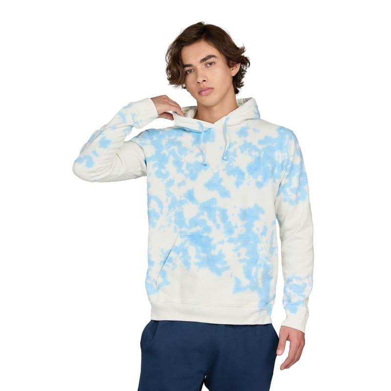US Blanks Unisex Made In USA Cloud Tie-Dye Hooded Sweatshirt 2