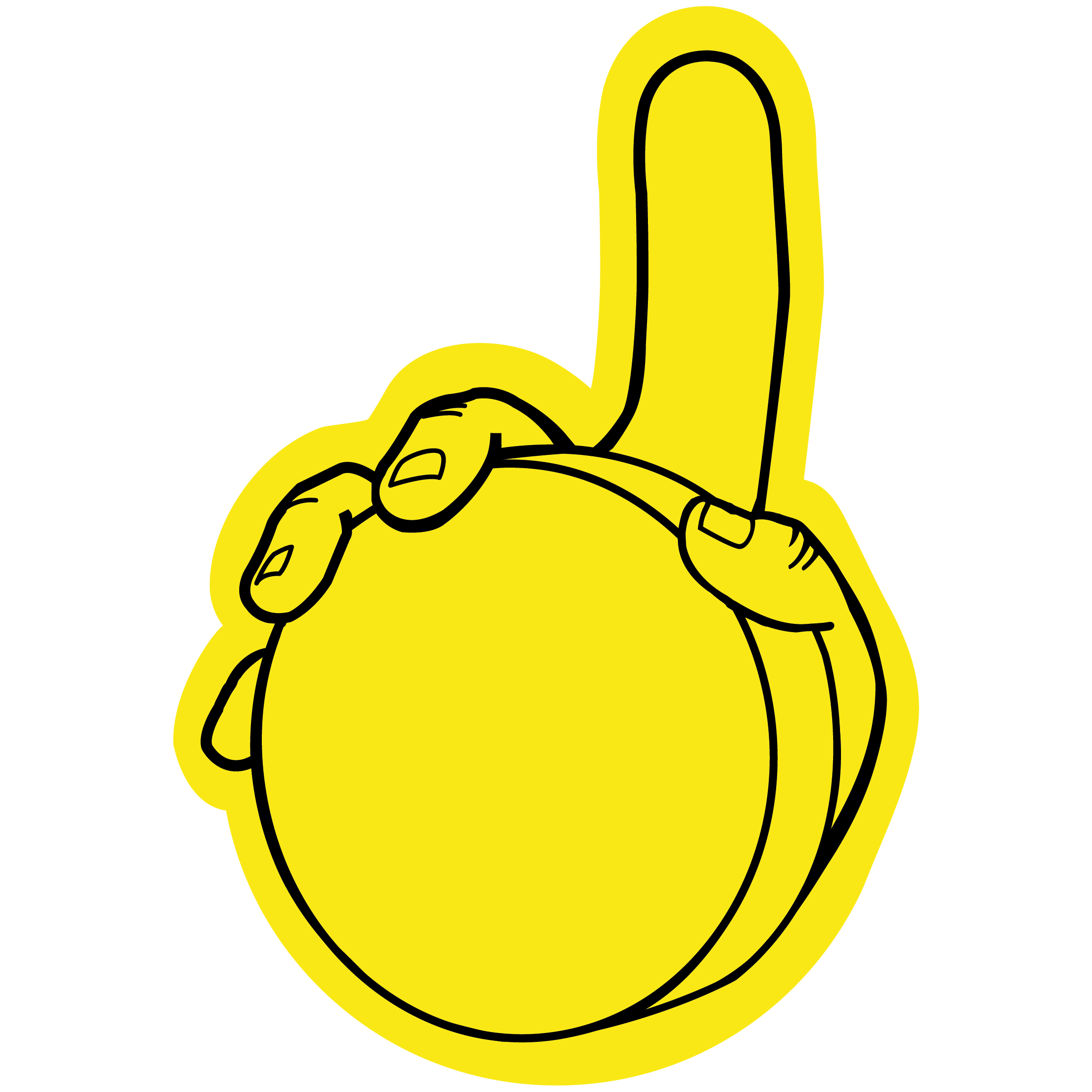 Hockey Puck Hand 30