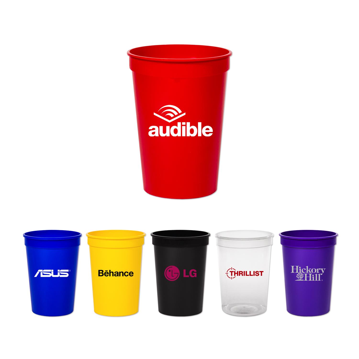 12 Oz. Smooth Colored Stadium Souvenir Cup 6
