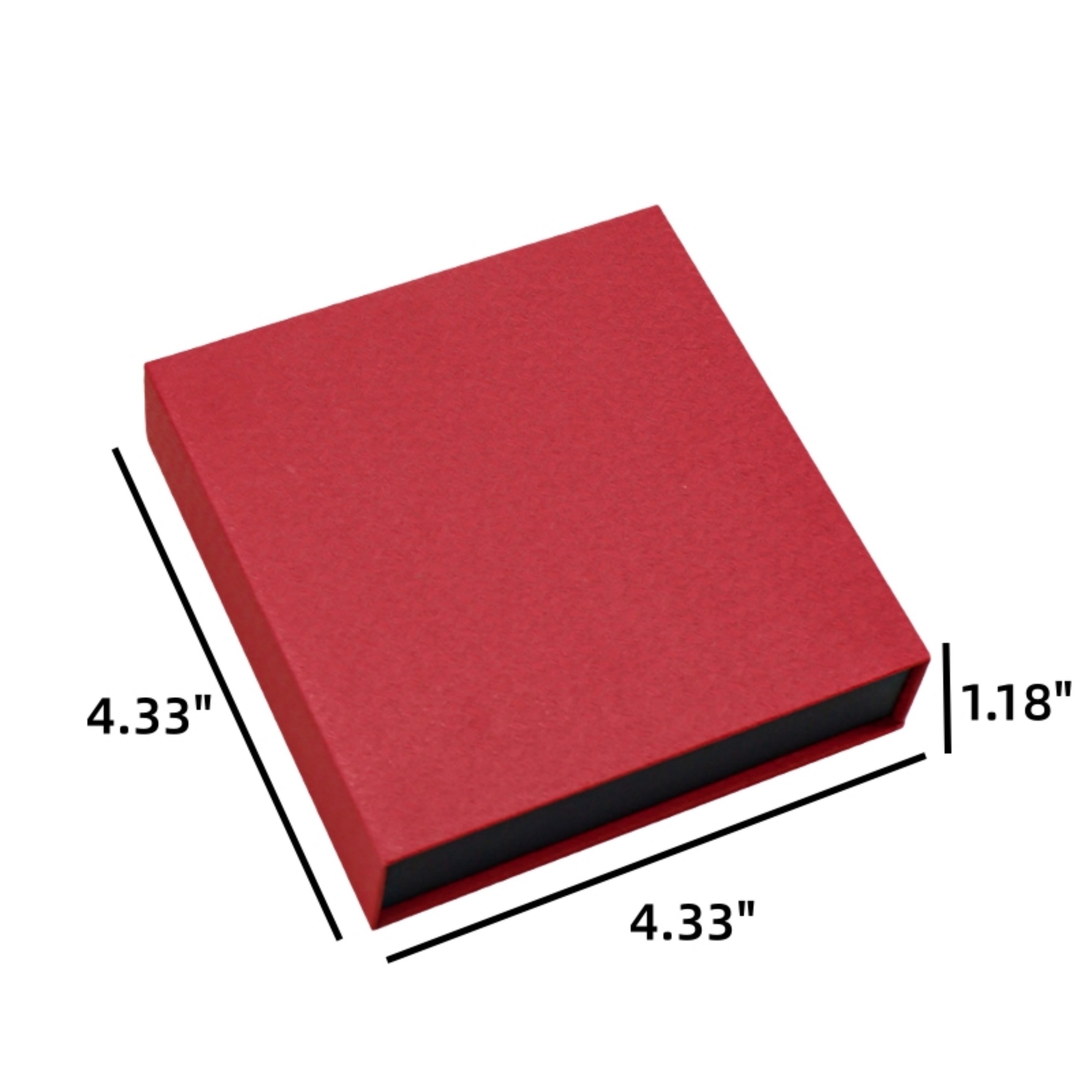 Minimalist Cardboard Jewelry Case Solid Box 2