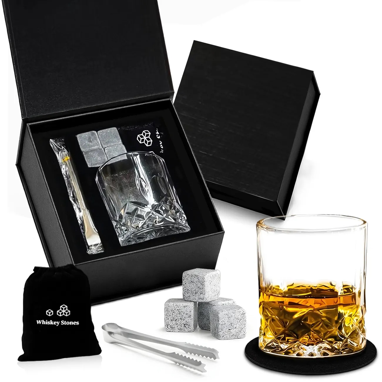 Whiskey Glasses Gift Set 6