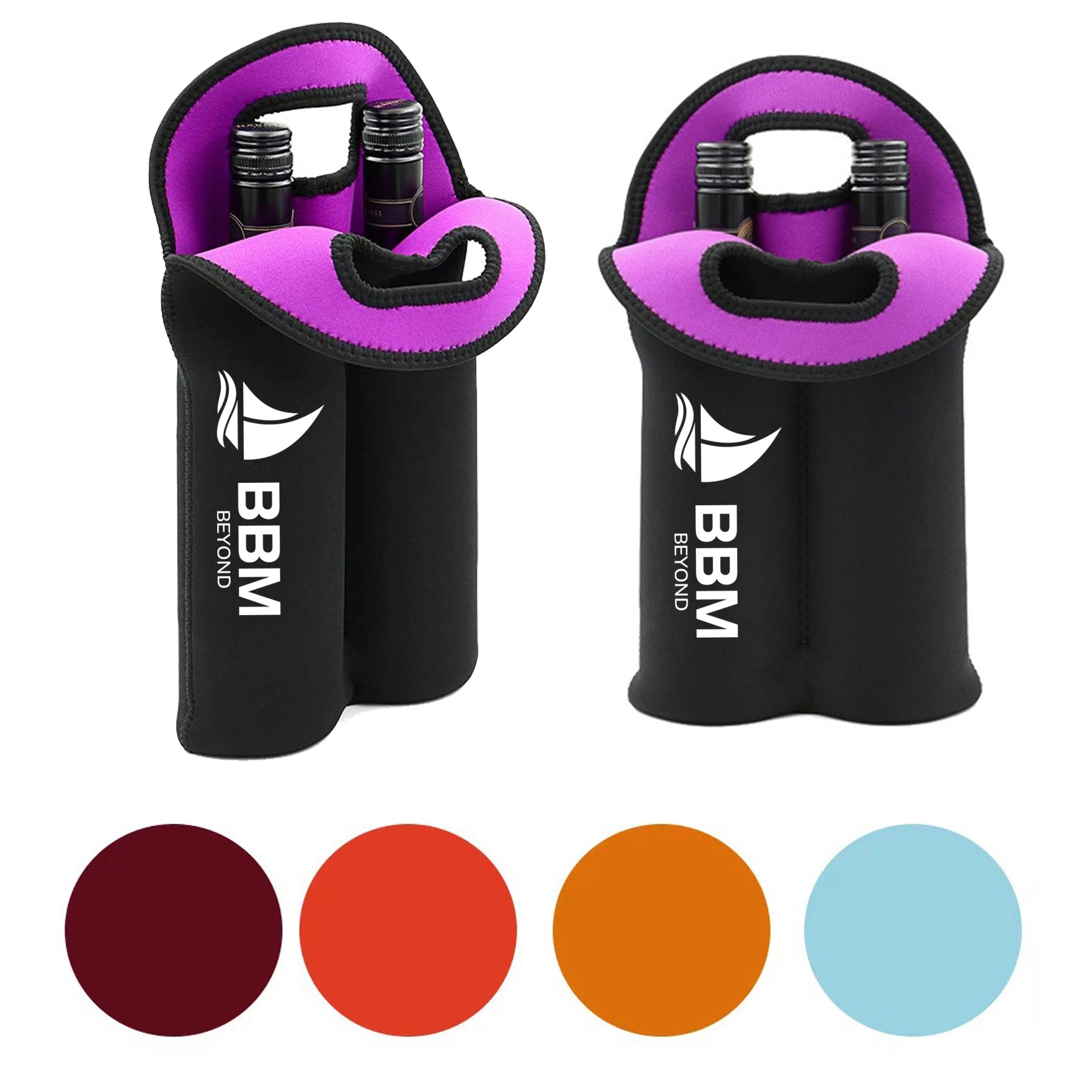 Neoprene Double Wine Bag 2