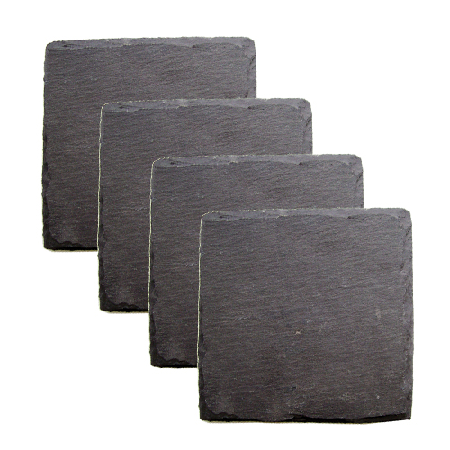 Twine Living® Square Slate Coaster, set of 4 5
