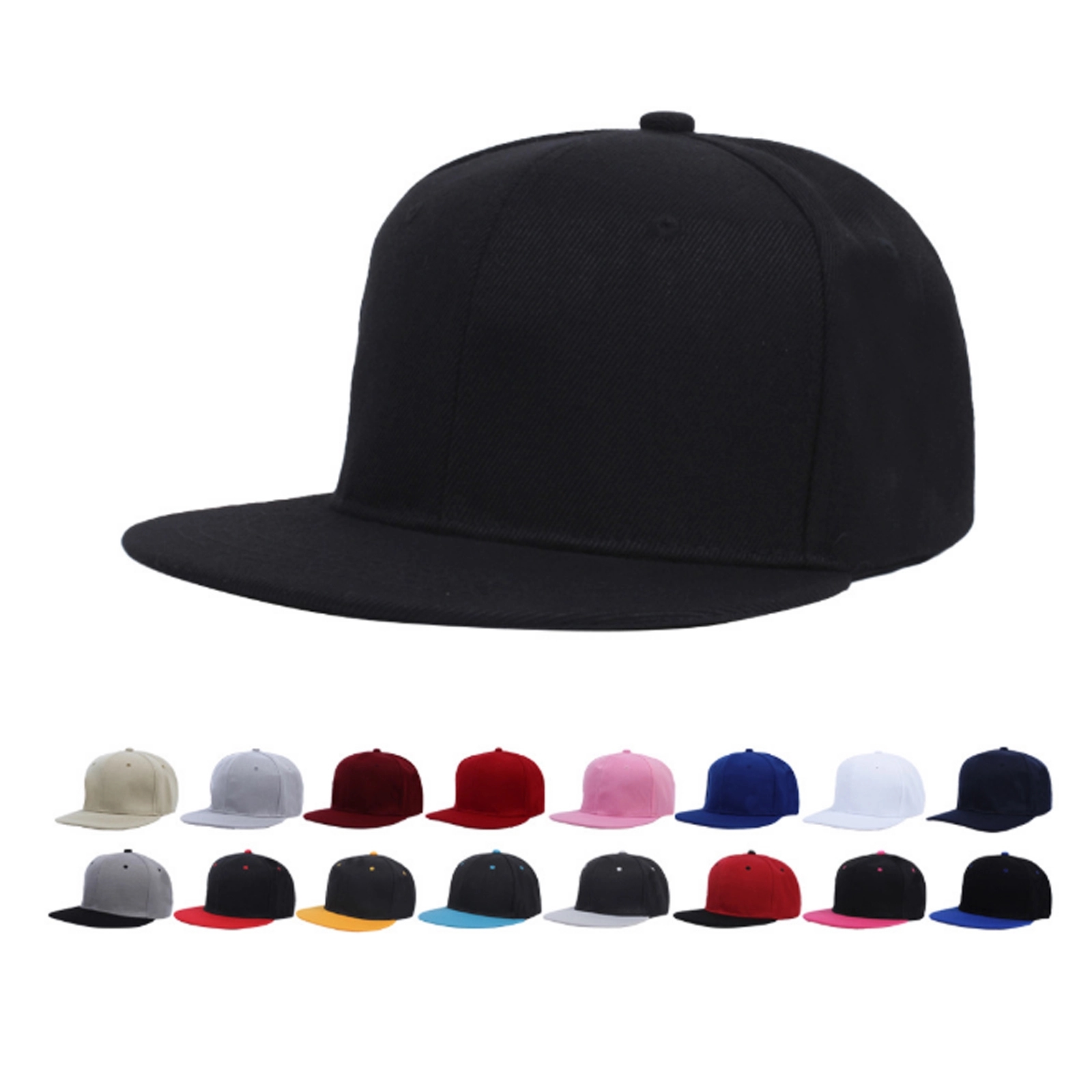 Breathable Flat Bill Snapback Visor 3