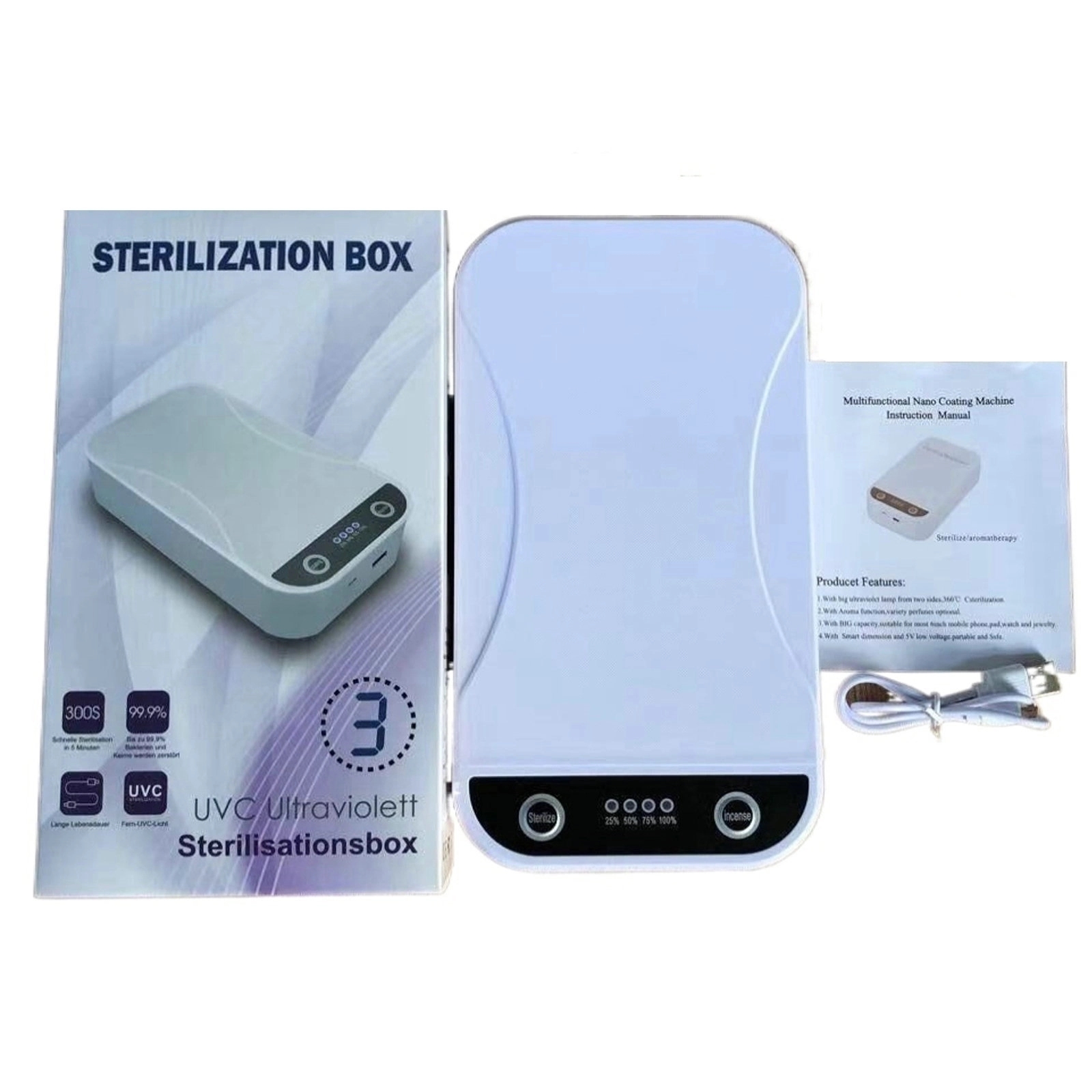 Portable UV light Cell Phone Sanitizer Box 2