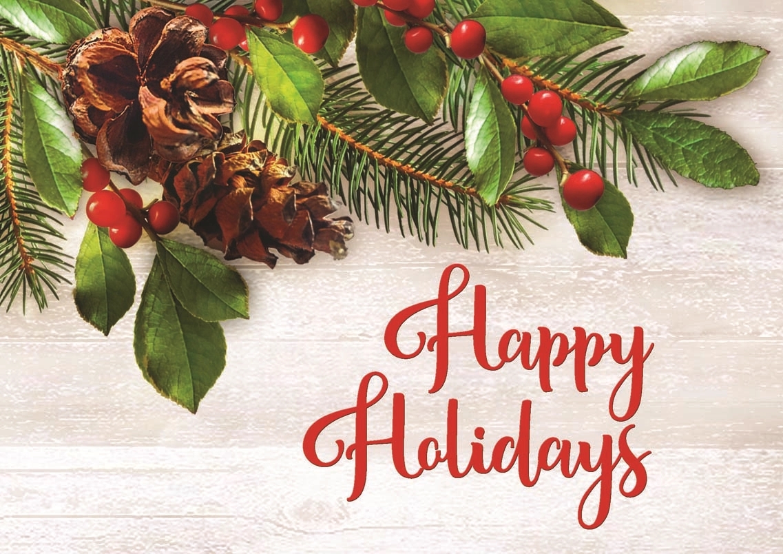 Woodland Sprig Holiday Greeting Cards 1