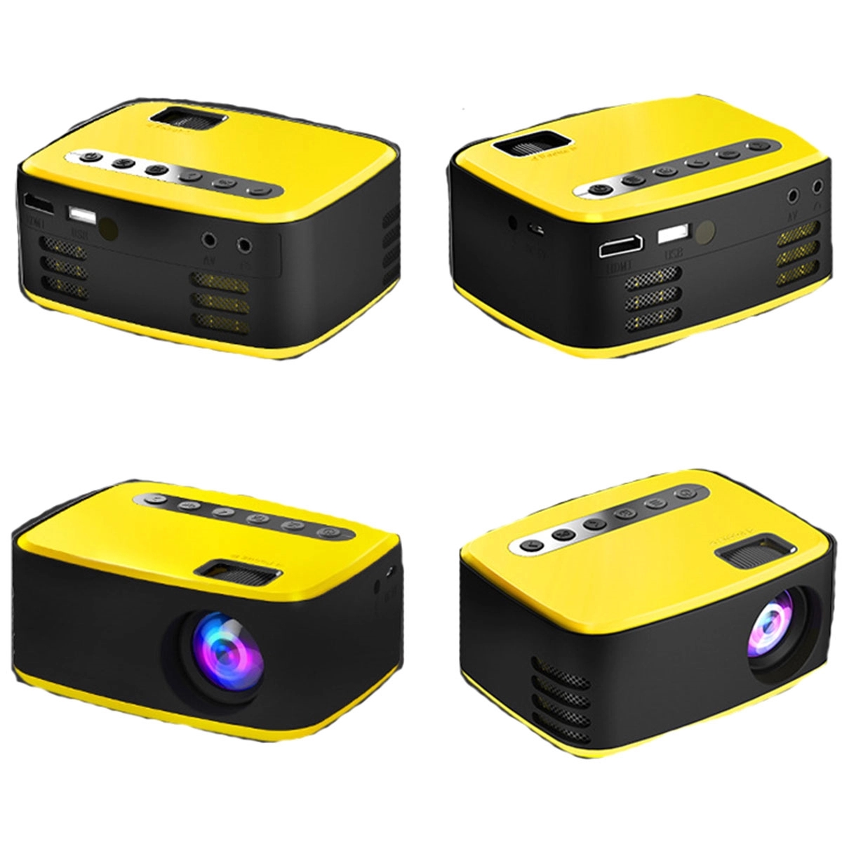 High Resolution Portable LED Projector 1080P 3
