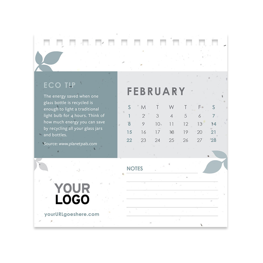 Eco Tips Plantable Seed Calendars 7
