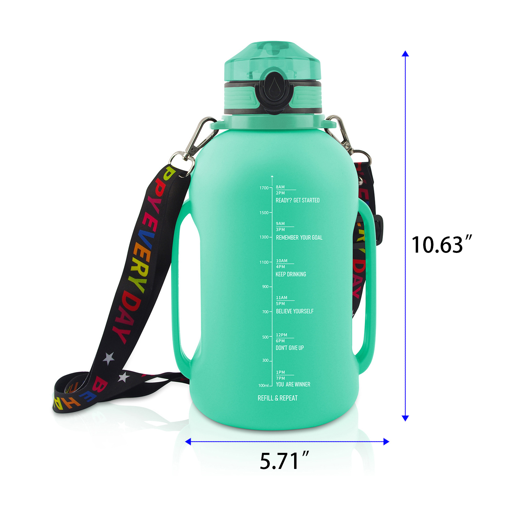 2L Large Capacity Water Mug for Fitness 3