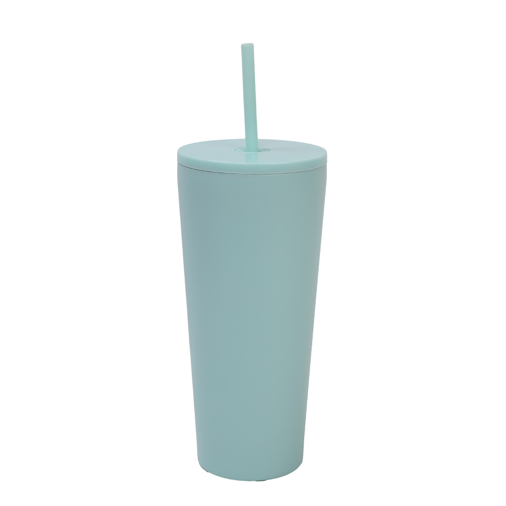 24 oz Stainless Steel Insulated Tumbler W/ Straw 9