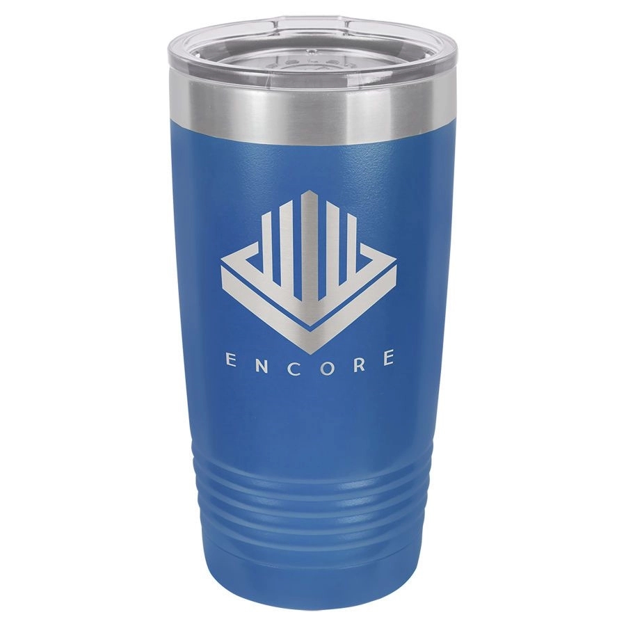 20 Oz. Maroon Red Vacuum Insulated Tumbler w/Clear Lid 19