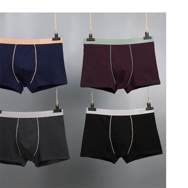 Mid-waist Breathable Men's Boxer Briefs 2