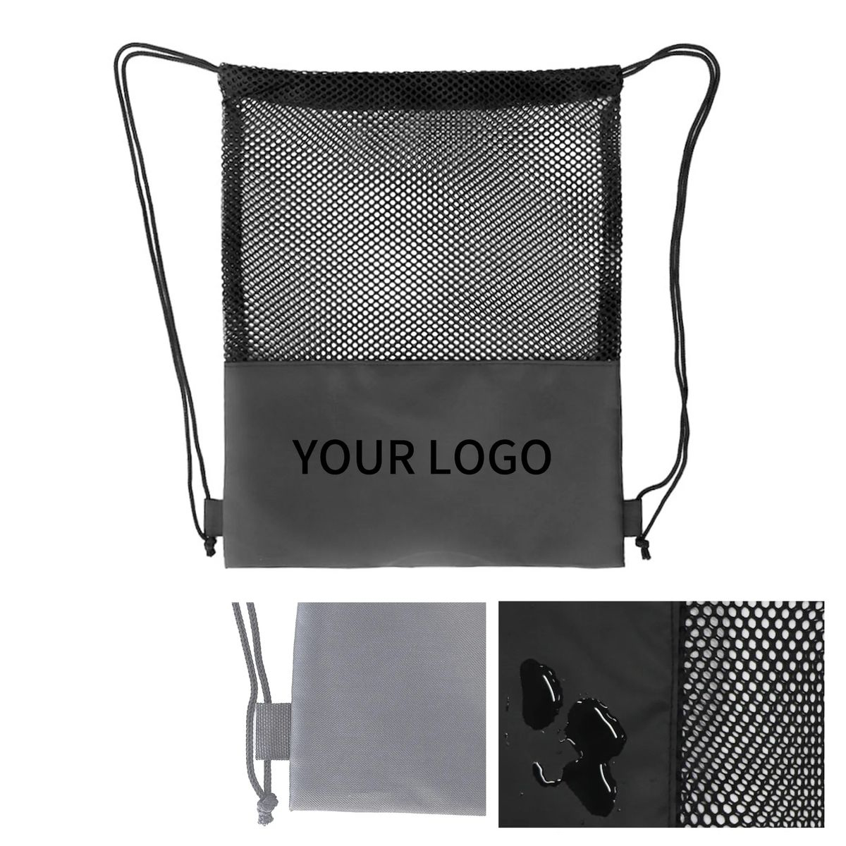 Polyester Mesh Ventilated Gym Bag 2