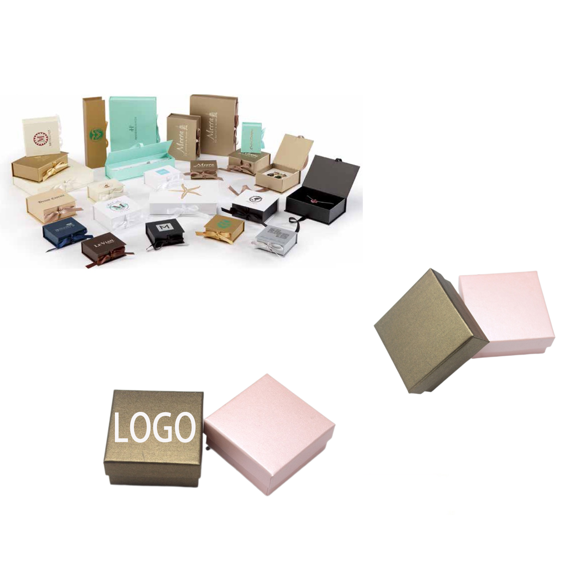 Customized Jewelry Box MOQ 10pcs 2
