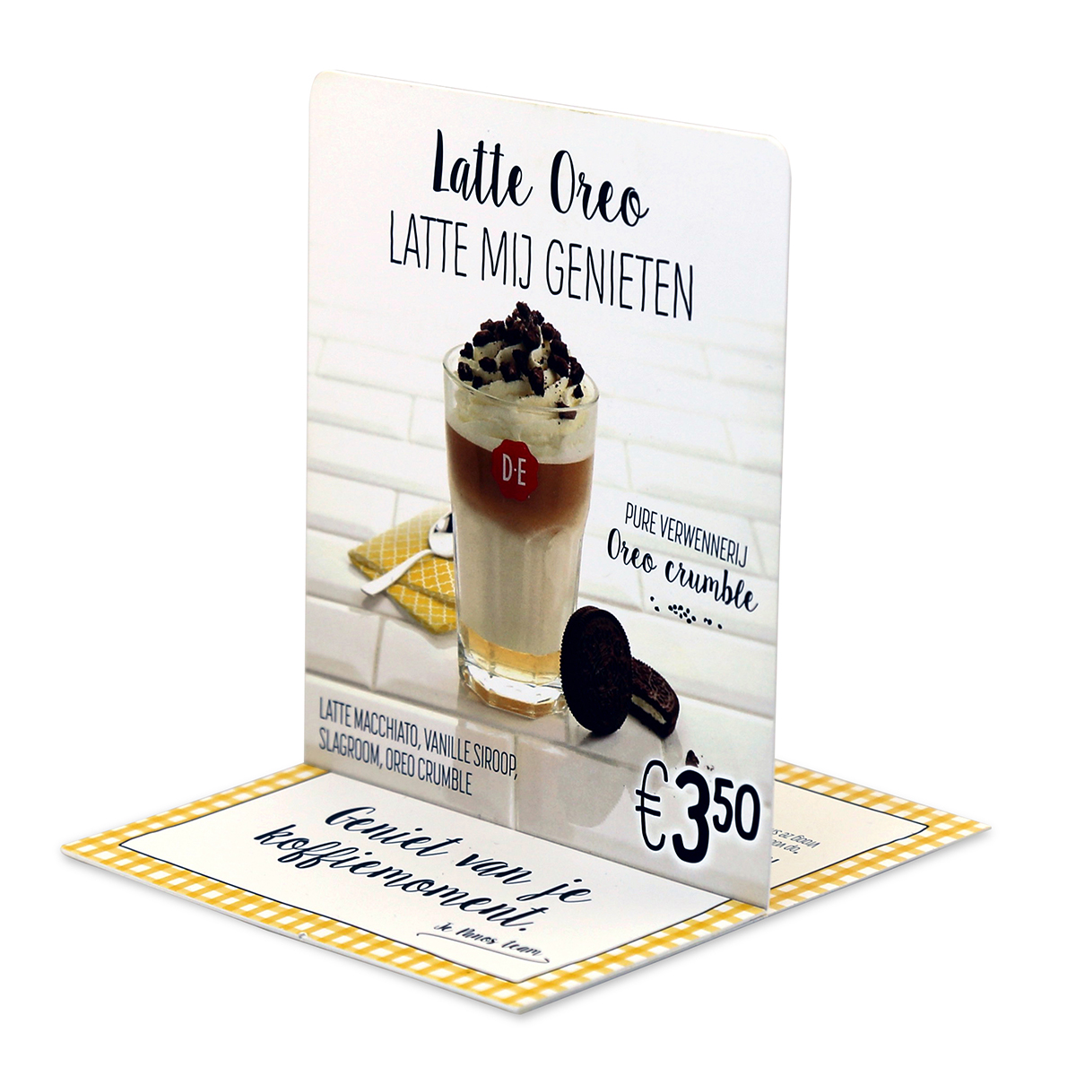 Stick'n Glide Table Topper Display 4 1/10" x 5 4/5" 5