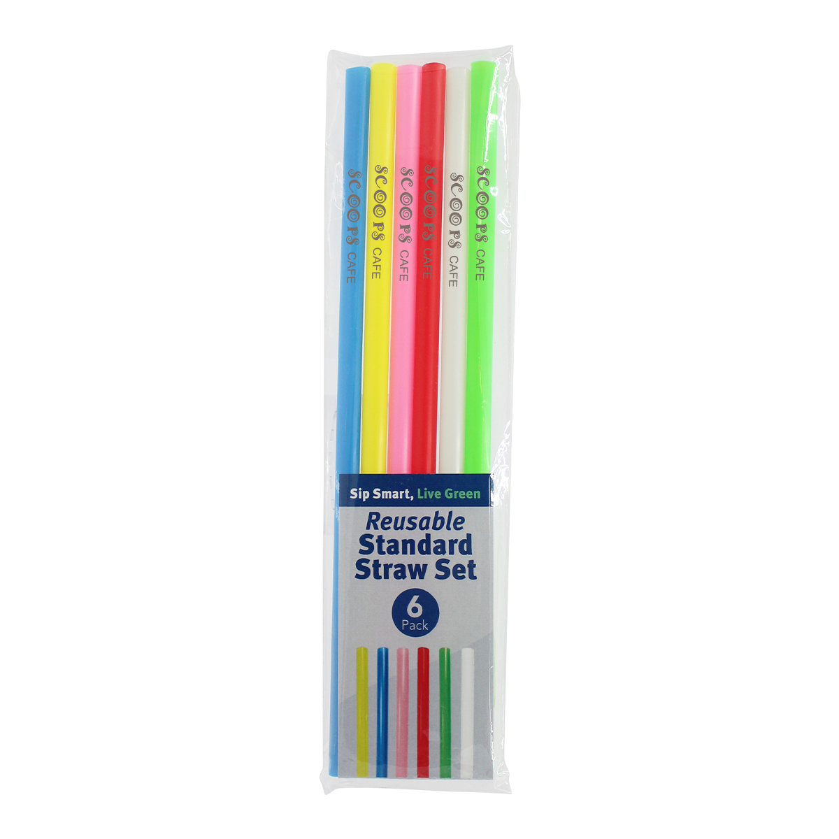 Reusable Standard Straw - 6 Pack 10