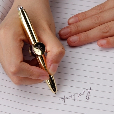 Hand Fidget Metal Pen with Flashlight 4