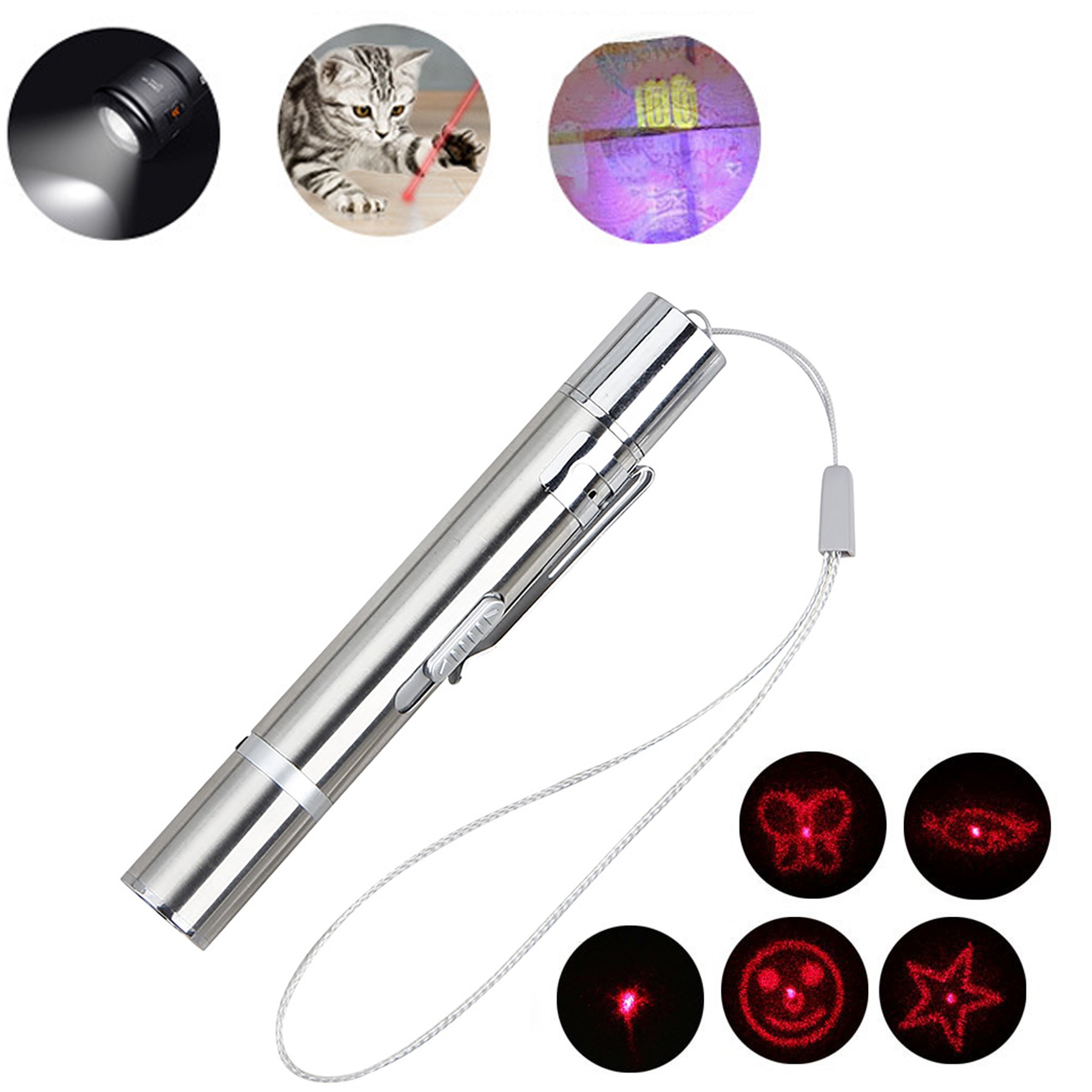 Red Dot Led Light Pointer Cat Laser Toy 2