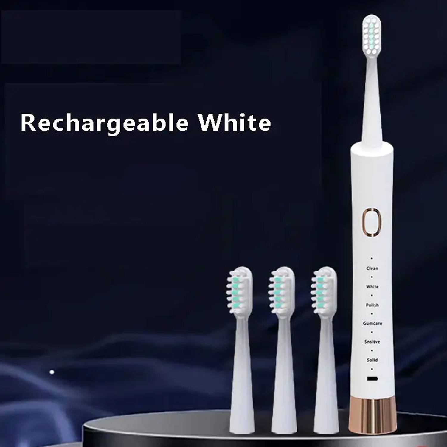 6-Speed Waterproof Rechargeable Sonic Electric Toothbrush 3