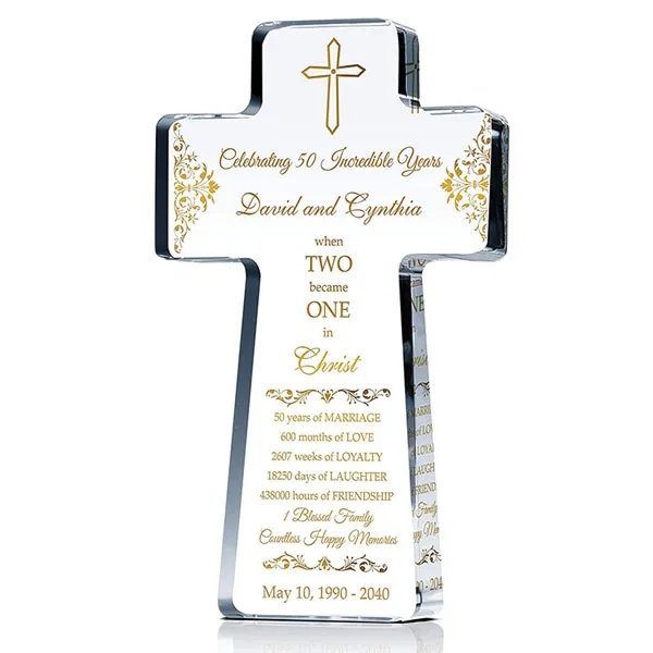 Personalized Crystal Cross Religious Gifts 5