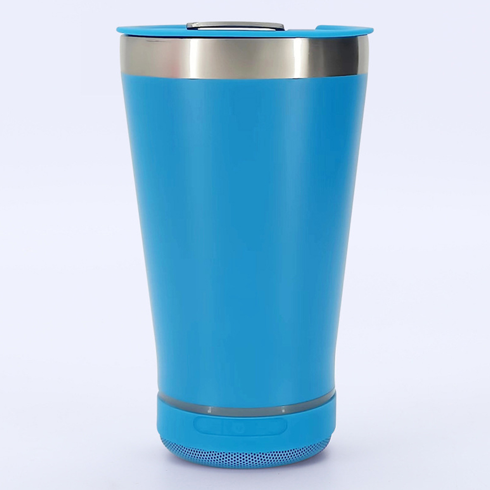 16Oz Bluetooth Speaker Beer Cup W/ Bottle Opener 12