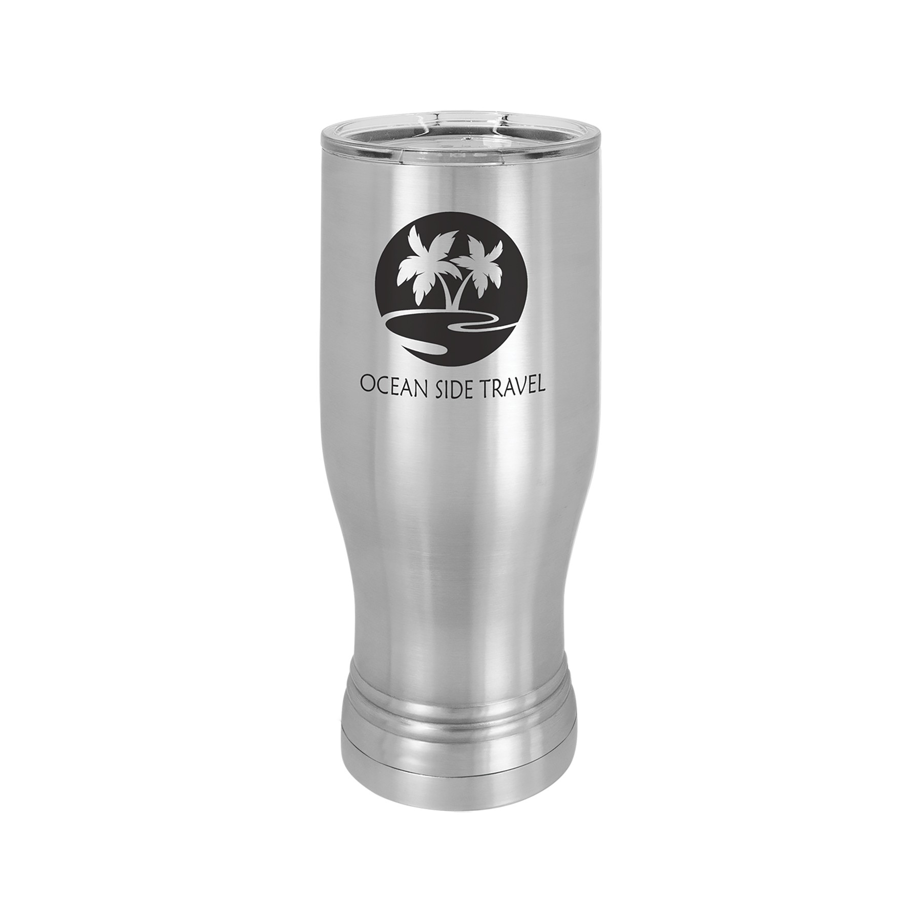 Polar Camel 20oz Stainless Steel Pilsner w/ Clear Lid 20