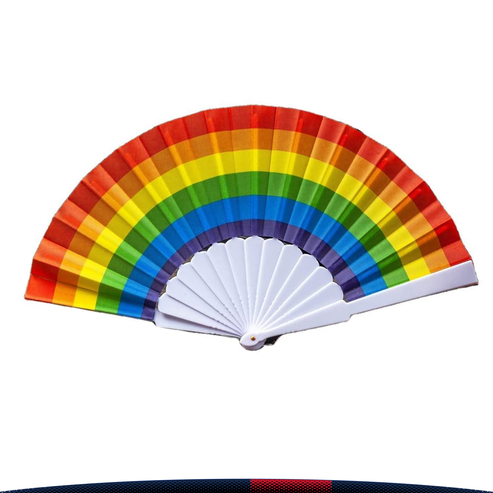 Rainbow Folding Fan 2