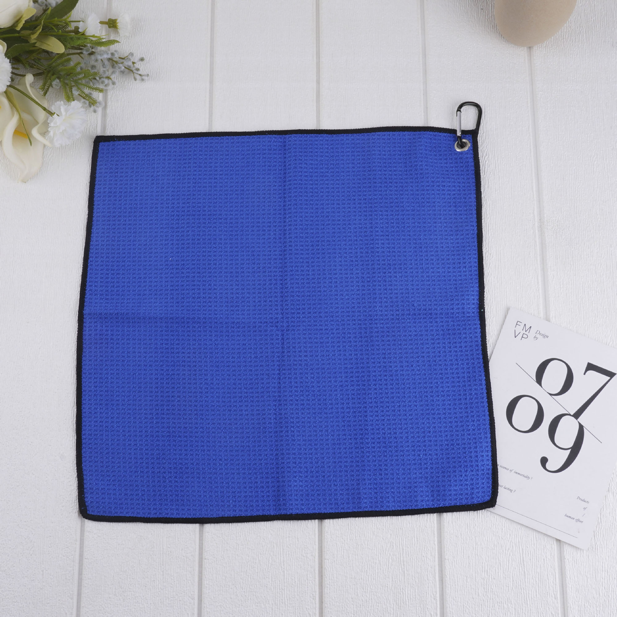 15"x15" 400GSM Embroidered Microfiber Rally Towel 6