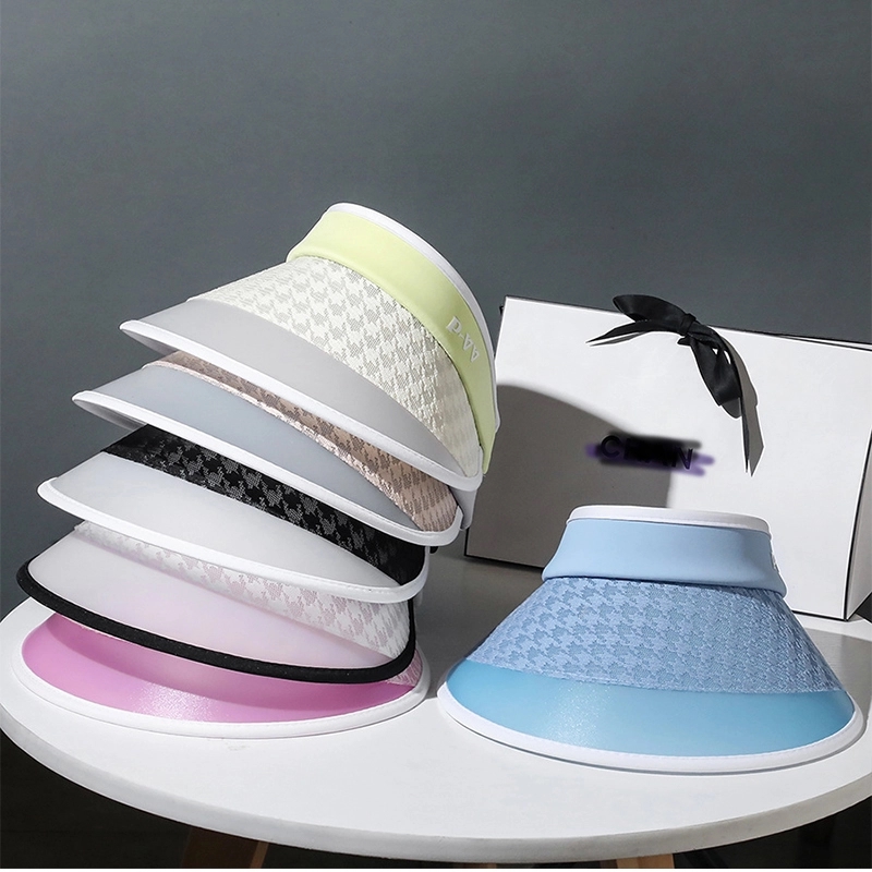 Empty Visor Cap For Women Wide Beach Sun Hats 3