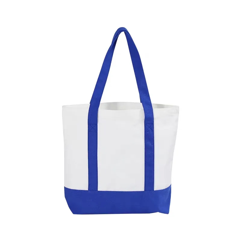 Custom Two-tone  Canvas Tote Bag 4