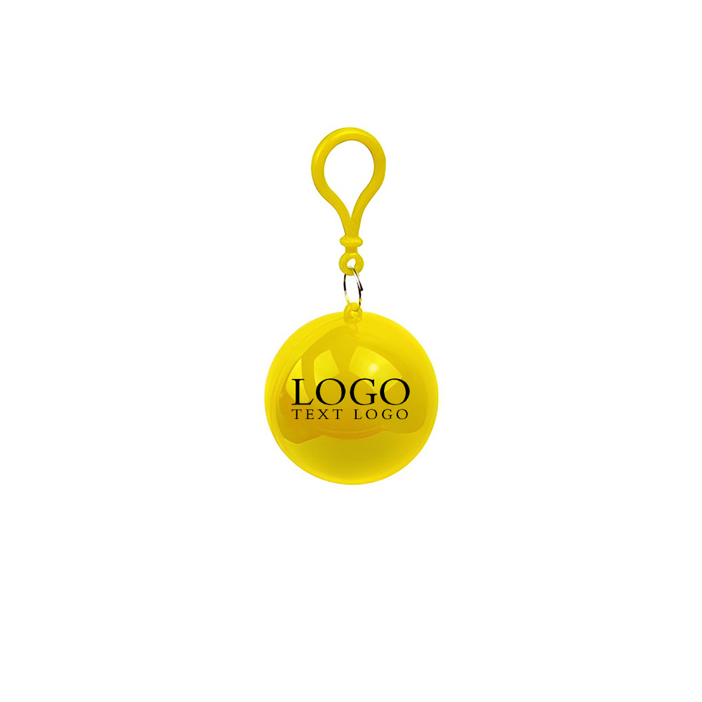 Keychain Ball Poncho Disposable Raincoat 5