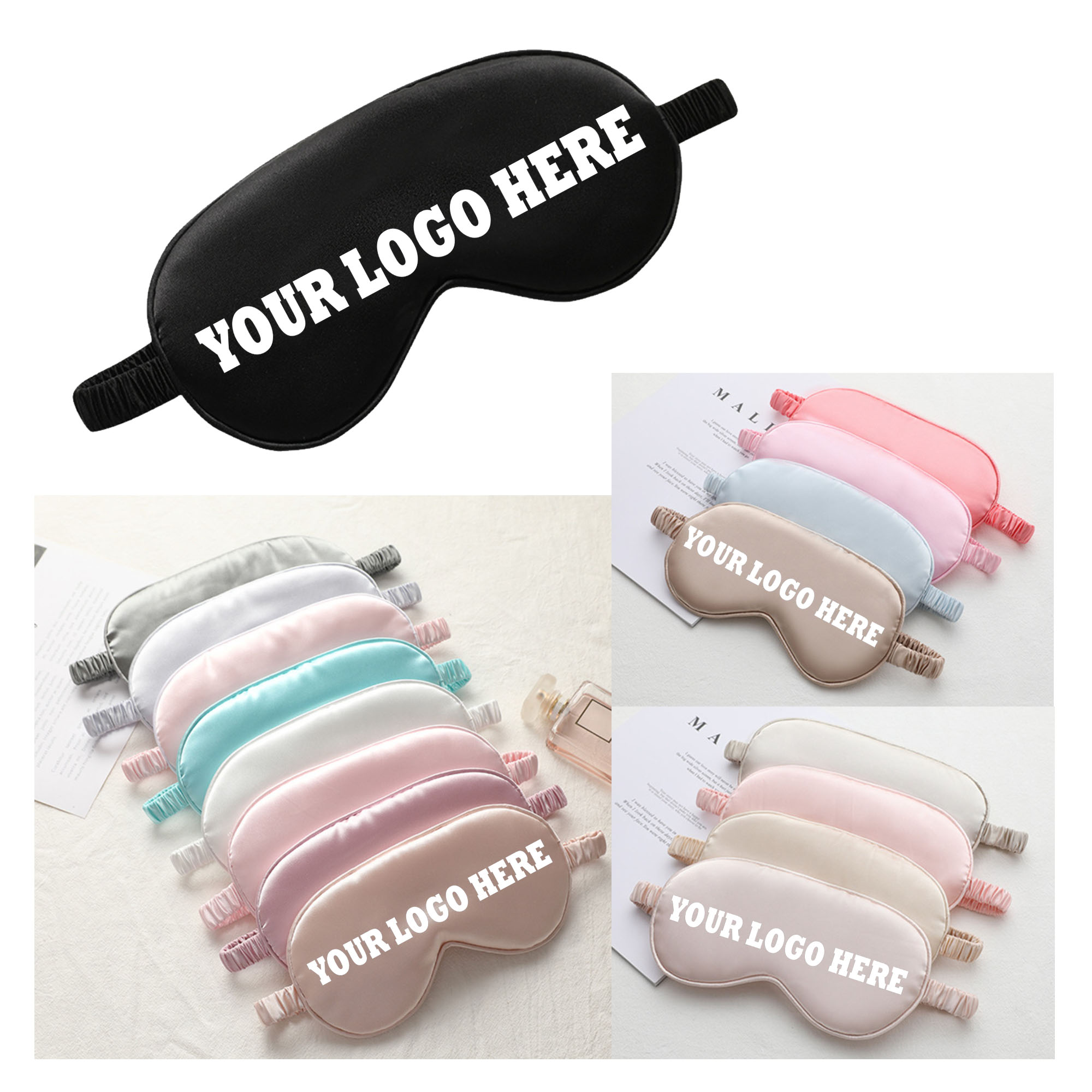 Customizable Silk Eye Mask 1