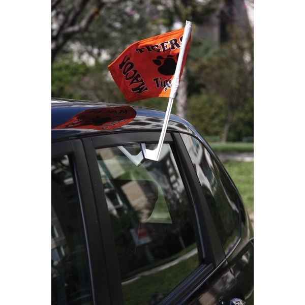 Car Flag on Economy 13" or 17" Flex Pole - Digital 2