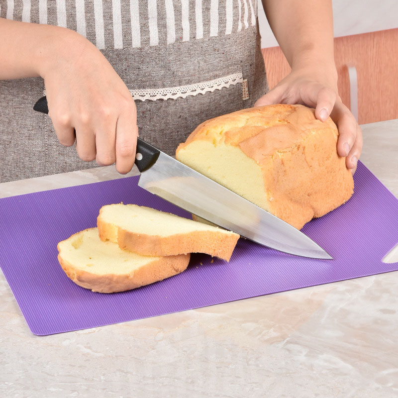 Extra Thick Flexible Plastic Kitchen Cutting Board Mats Set 2